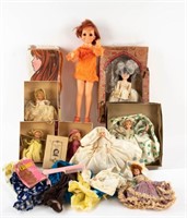 Eight 1950s, 60s Dolls---Storybook & Others