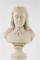 Heavy Parian Bust of John Milton