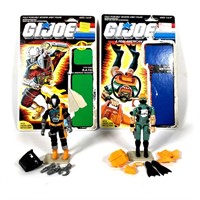 (2) Hasbro GI Joes, B.A.T.S, Wet-Suit