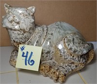 Granite Cat Figurine