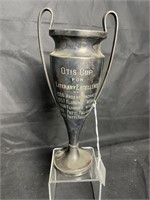 Otis Cup Silver Plate Trophy 9.5"h