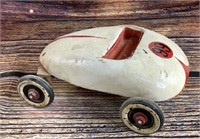 Vintage 10" wooden #99 racecar toy