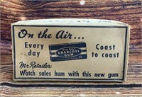 11x6" Vintage Peter Paul’s charcoal gum Box