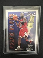 1995-96 Topps Michael Jordan Spark Plugs Card