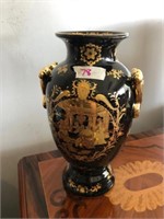 Ornate Vase with Hand Painted Renaissance Theme; G