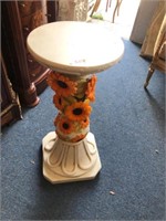 Sunflower Round Top Pedestal Table