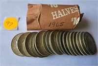 1965 Kennedy Half Dollar Roll