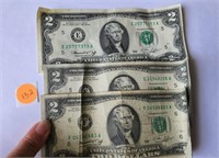 (3) $2 Bills - 1976