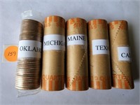 5 Rolls of State Quarters