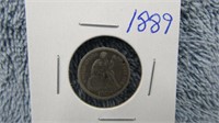 1889 LIBERTY SEATED SILVER DIME