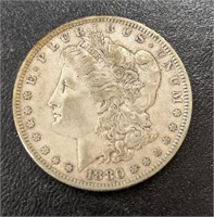US Coins 1880 Morgan Silver Dollar Circulated
