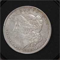 US Coins 1886 Morgan Silver Dollar Circulated