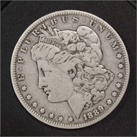 US Coins 1889-O Morgan Silver Dollar Circulated