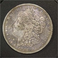US Coins 1897 Morgan Silver Dollar Circulated