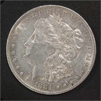 US Coins 1881-O Morgan Silver Dollar Circulated, w