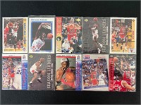 10 Michael Jordan NBA Sports Cards