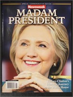 “MADAM PRESIDENT” Newsweek magazine printed under