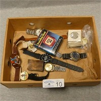 Various Foreign Coins, Wristwatches