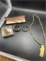 Necklaces, bracelets, assorted jewelry