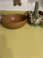 Deviled Egg trays, pottery, glass.