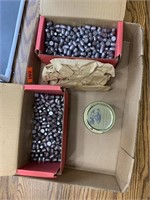 2 boxes of 45 cal. Lead bullets, boxes are not