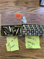 80 rounds .45 colt ammunition
