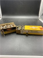 1 box of 38 special ammunition. 1 box of 45 auto