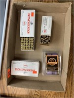 2 boxes of .38 special. 1 box of .30 cal carbine