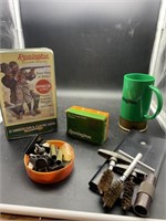 Cleaning tools, card and ammunition set, large