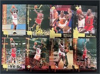 Eight Big Michael Jordan NBA Cards