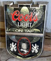 Lighted Beer Sign, Coors Light, Tested