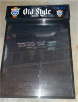 Lighted Beer Sign, Old Style, Menu Board, Tested
