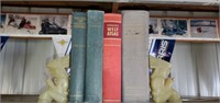 Carved Stone Book Ends & Dictionaries/Atlas