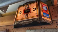 Lighted beer sign Old Style clock tested