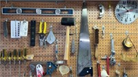 Tools, Contents of Left Side of Peg Board
