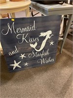Nautical Mermaid Sign