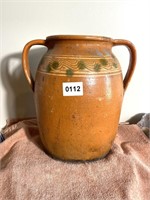 Antique French Terracotta Confit Pot