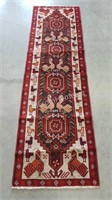 HAND KNOTTED PERSIAN WOOL MAT