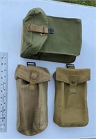 OF) British WW2 pouches. 2 general purpose