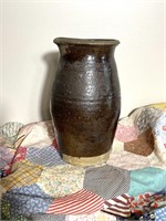 Antique Brown Glaze Pottery Vase