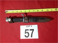 5'' HITLER YOUTH KNIFE AND SCABBARD