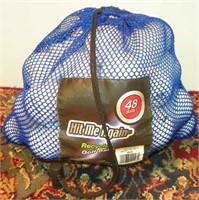 48 Golf Balls In a Blue Net Draw String Bag
