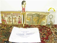 Egyptian Theme Letter Opener & Zipper Bags & More