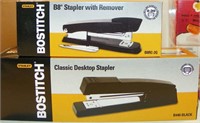 Lot of 2 New In Boxes Bostitch Staplers