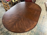 WOODEN OVAL TABLE