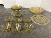 YELLOW DEPRESSION GLASS