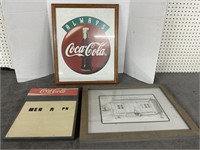 TWO COCA COLA SIGN & OWENS STORE SIGN