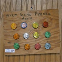 1970's Wild Game Feeders Ass'n Buttons