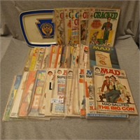 Various Early Cracked & Mad Magazines