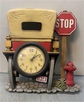 Burwood Co Vintage Plastic Clock 15 inches tall